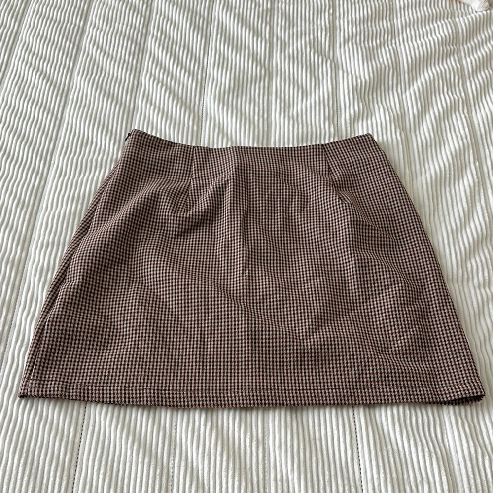 CIDER Plaid Skirt